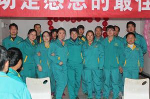 感恩節生產區合影